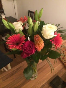 Gorgeous flowers from Ross - he knew how dissapointed I was when i thought sub 45 was gone.